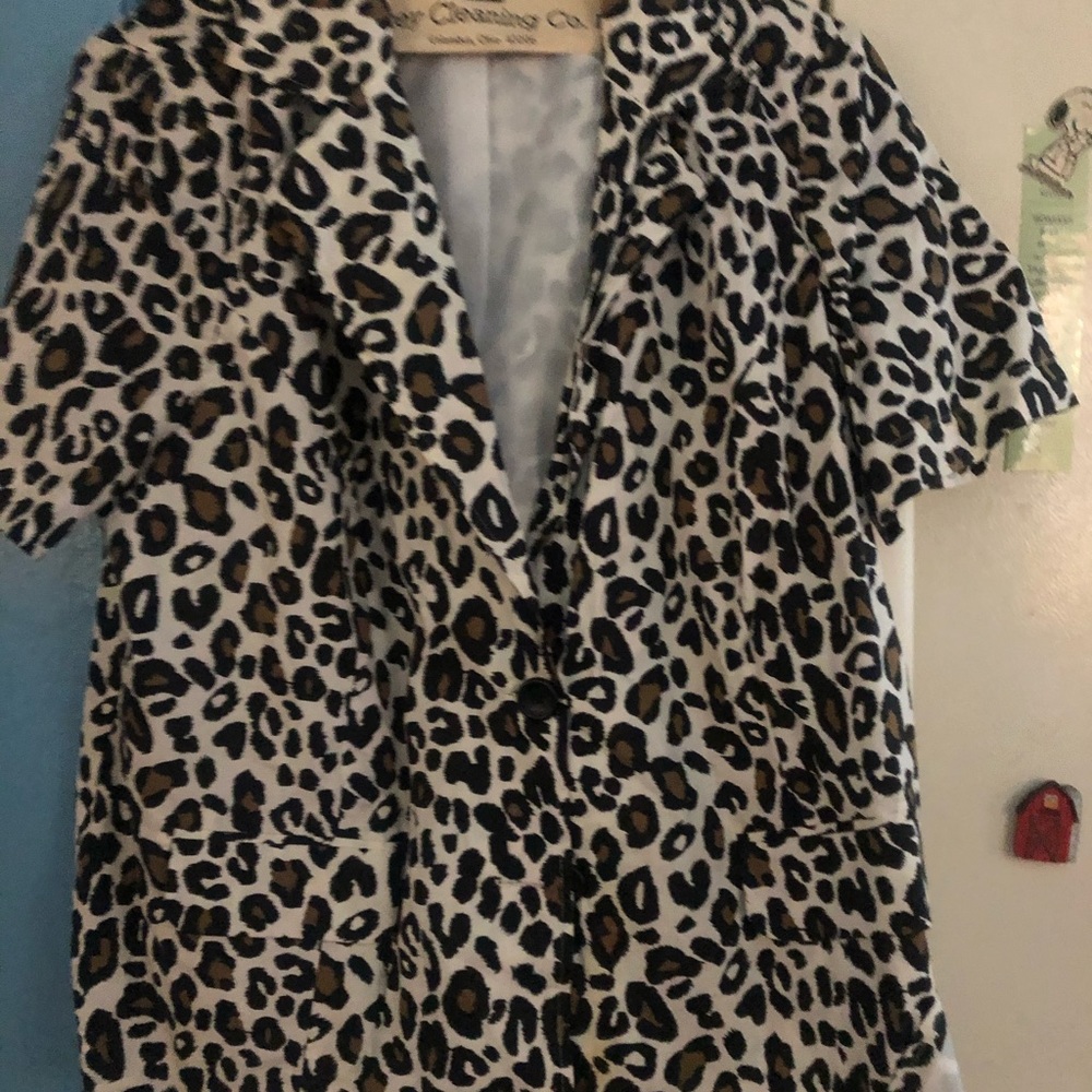 Elementz Short Sleeved Blazer- 2X
